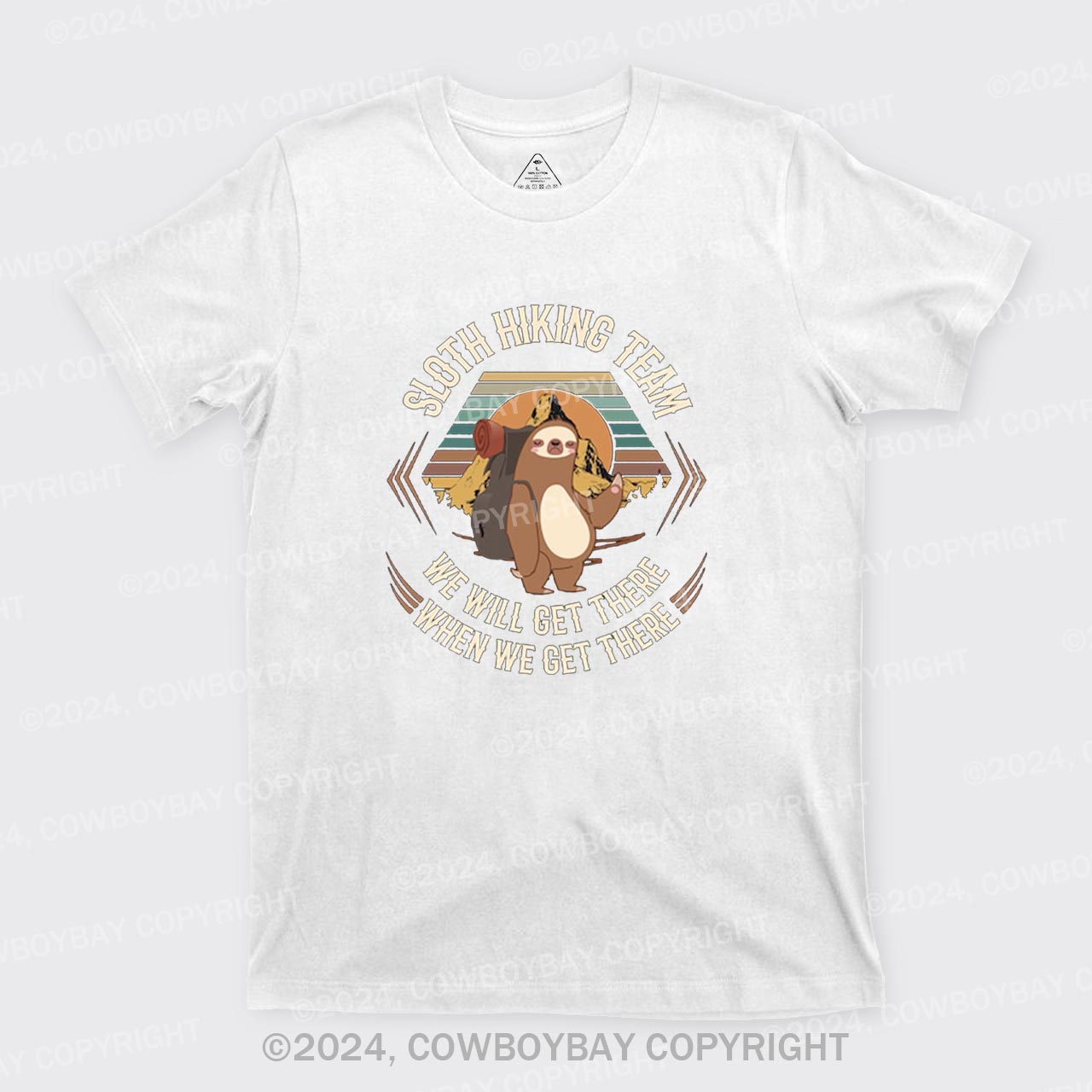 Sloth Hiking Team T-Shirts