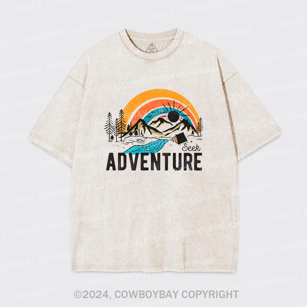 Seek Adventure Garment-dye Tees