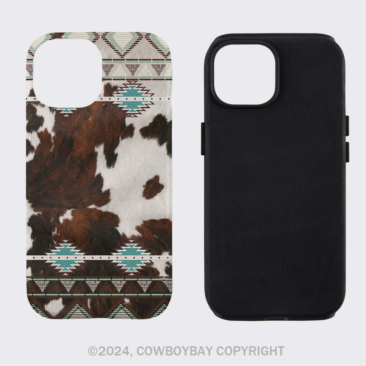 Aztec Cow Texture Phone Case