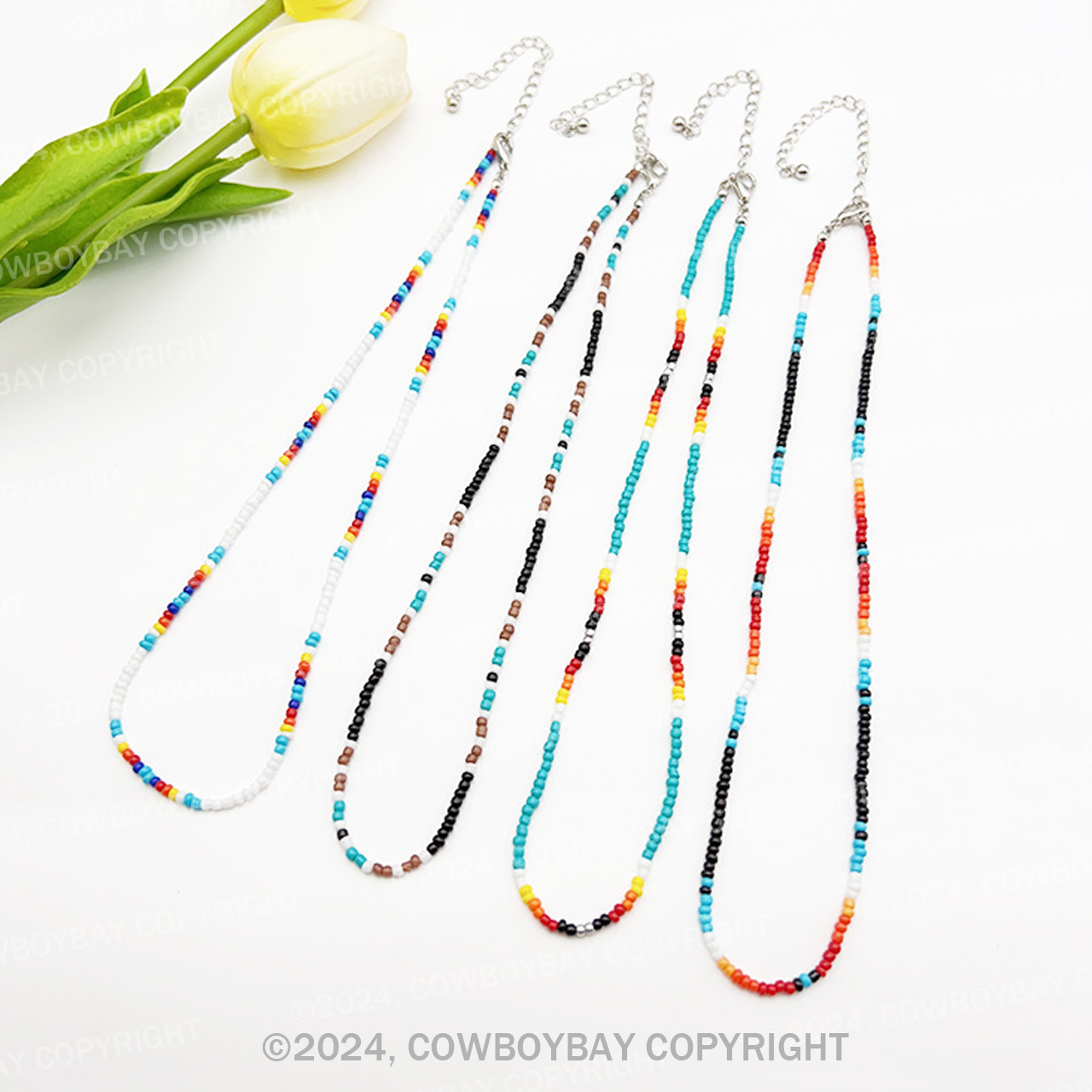 Bohemian Colorful Beaded Necklace
