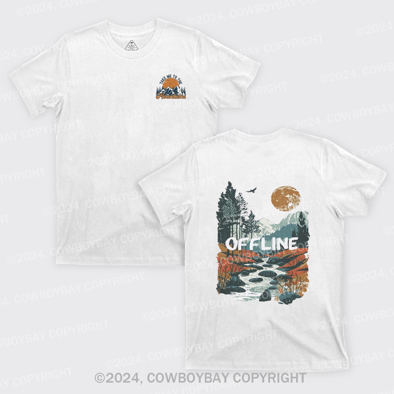 Hiking In The Mountains T-Shirts