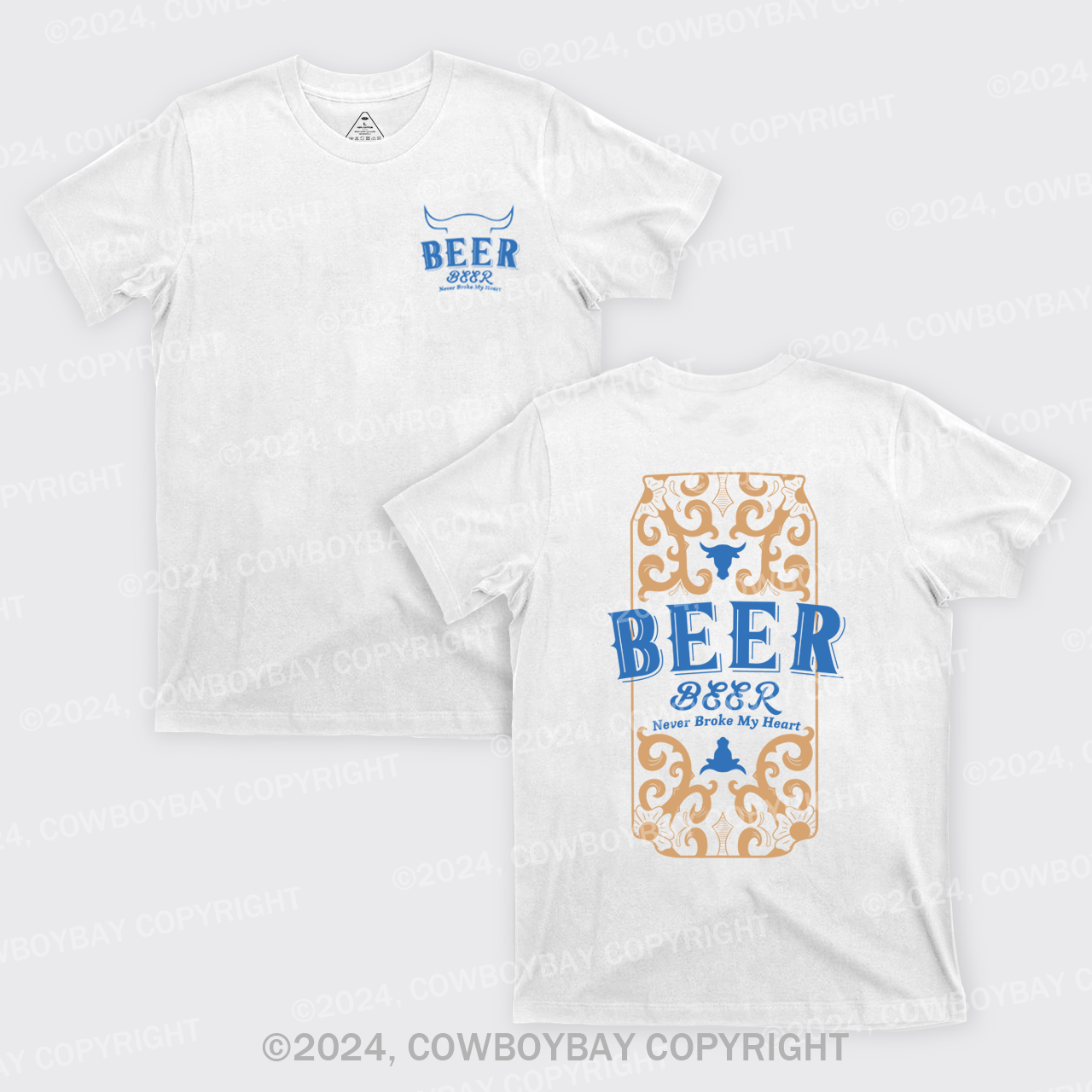Bull's Head With Beer T-Shirts