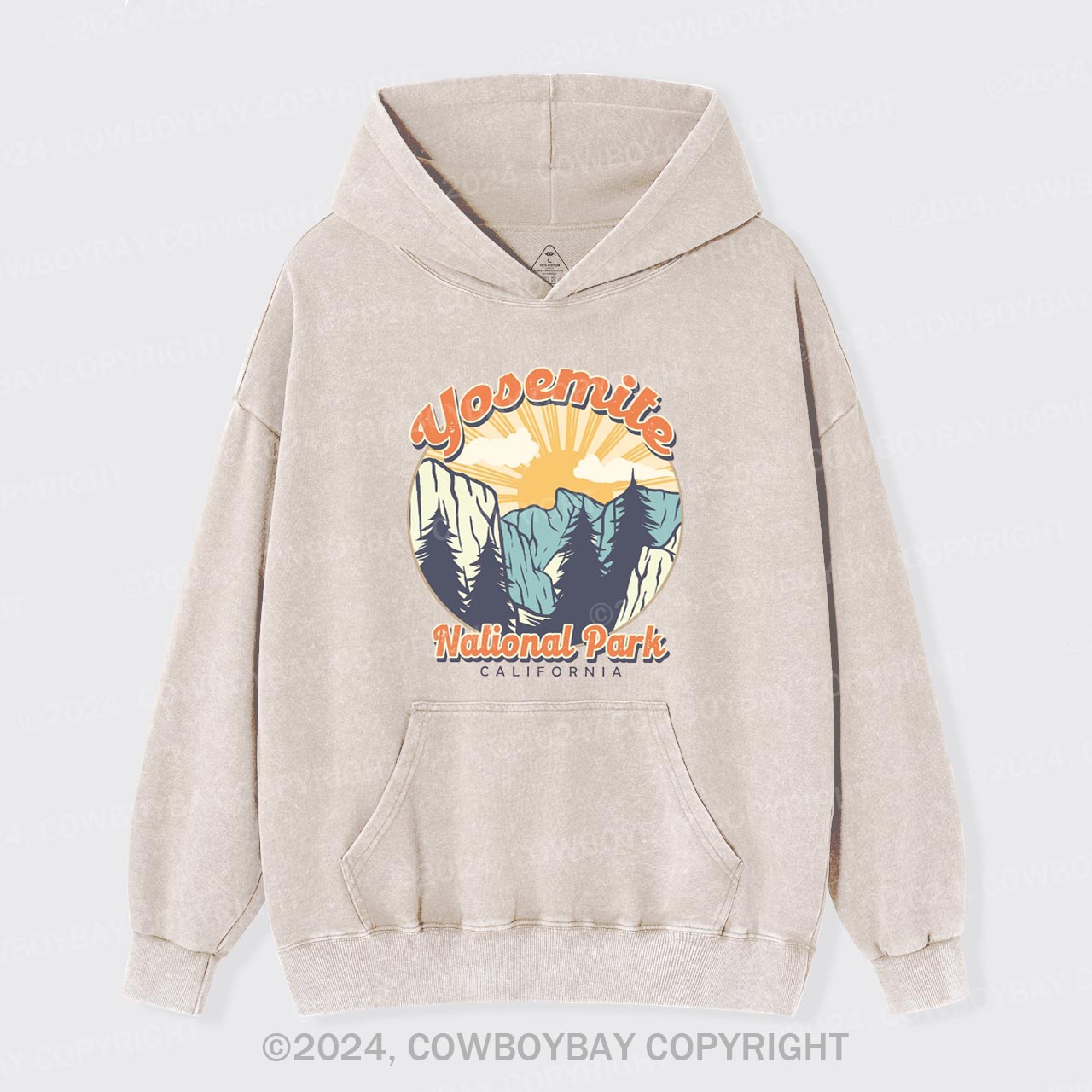 Yosemite National Park Garment-Dye Hoodies