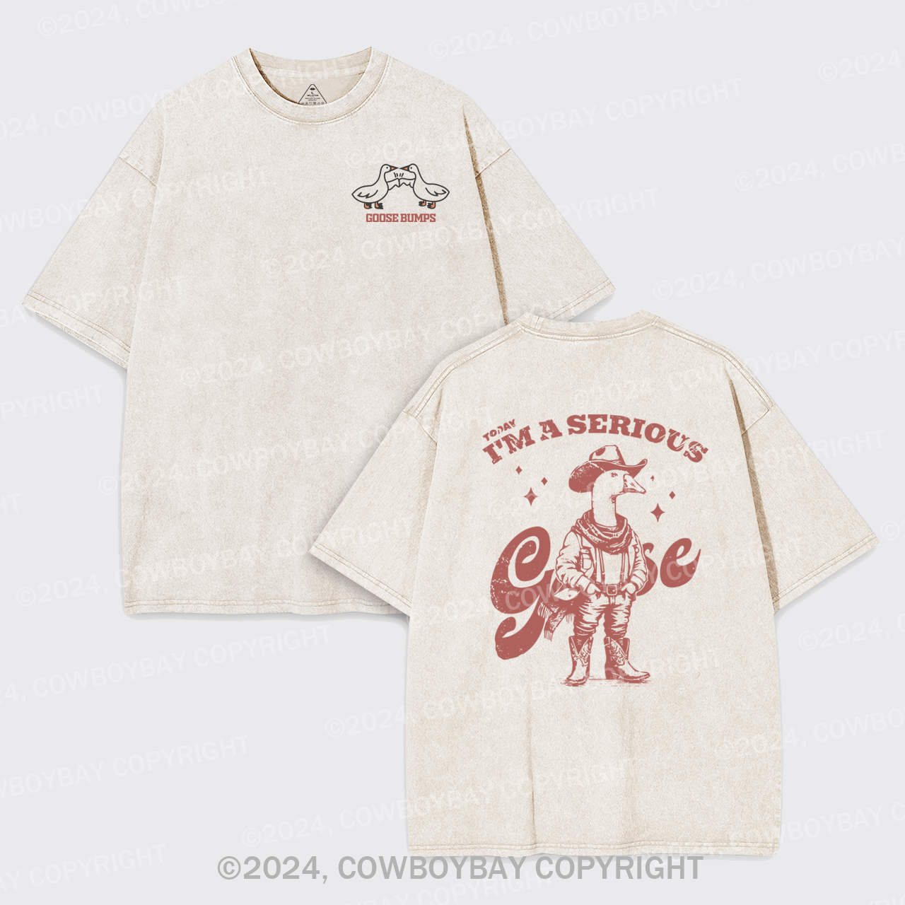 Today I'm A Serious Goose Garment-dye Tees