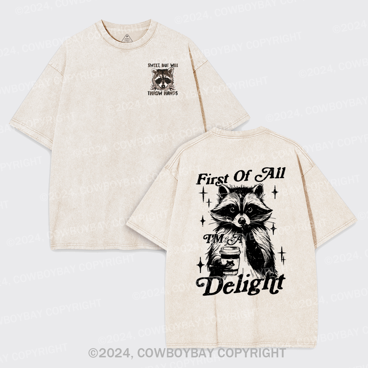First Of All I'm A Delight Garment-dye Tees