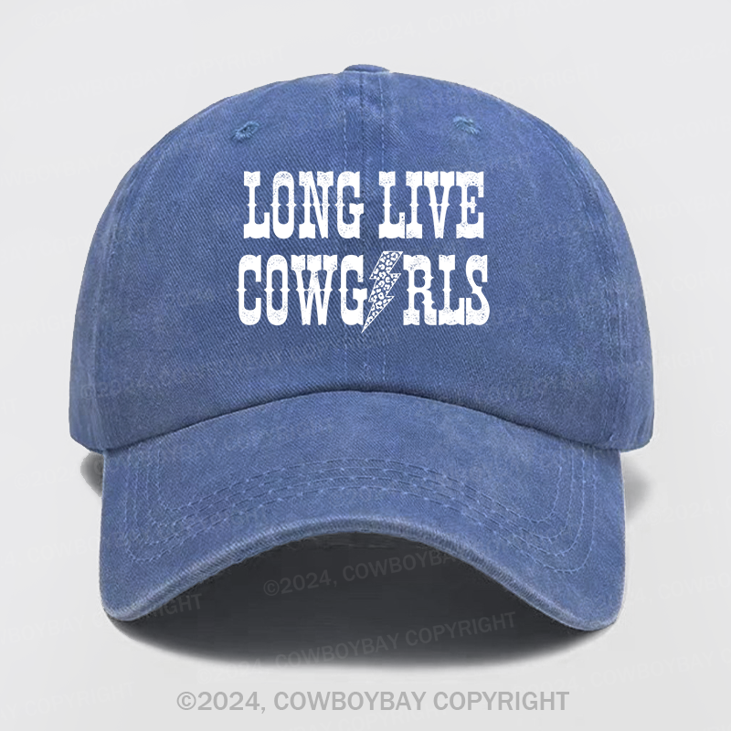 Long Live Cowgirls Wash Hat