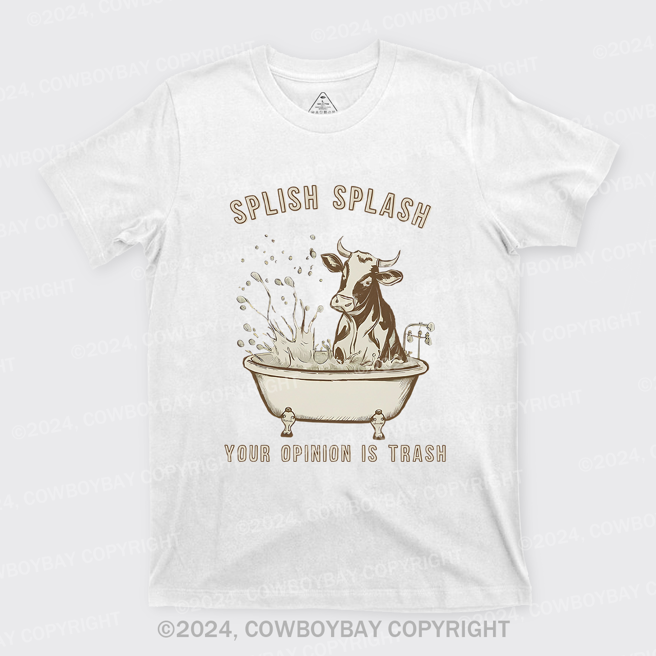 Vintage Splish Splash Your Opinion Is Trash T-Shirts