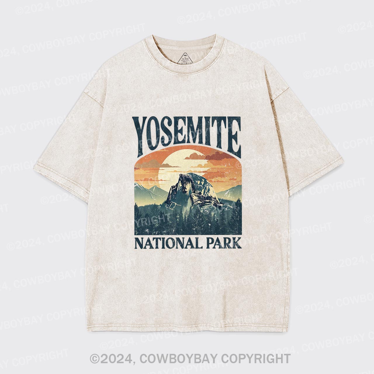 California Yosemite National Park Garment-dye Tees