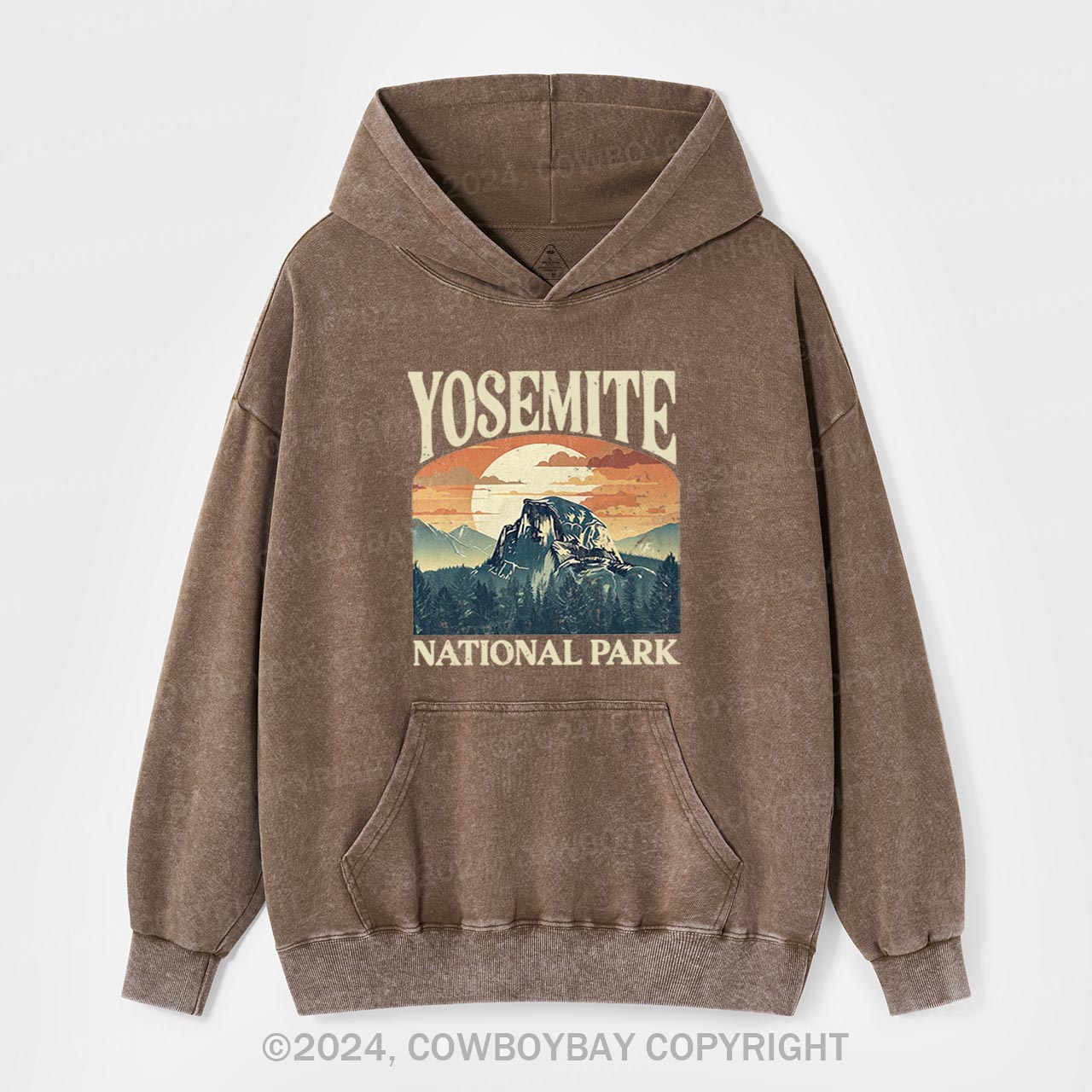 California Yosemite National Park Garment-Dye Hoodies