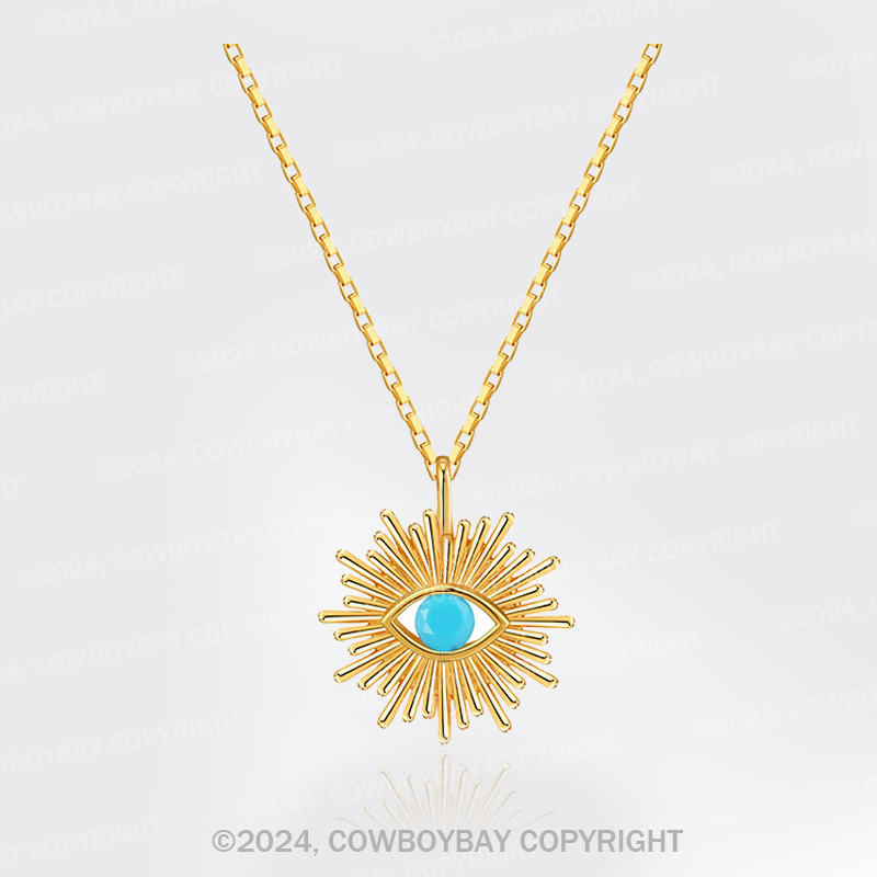 Devil's Eye Turquoise Necklace
