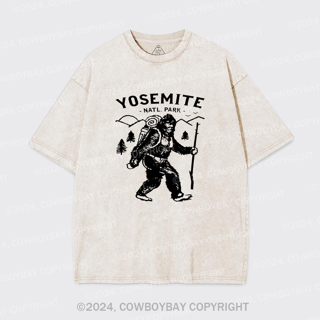 Yosemite Natl Par Garment-dye Tees