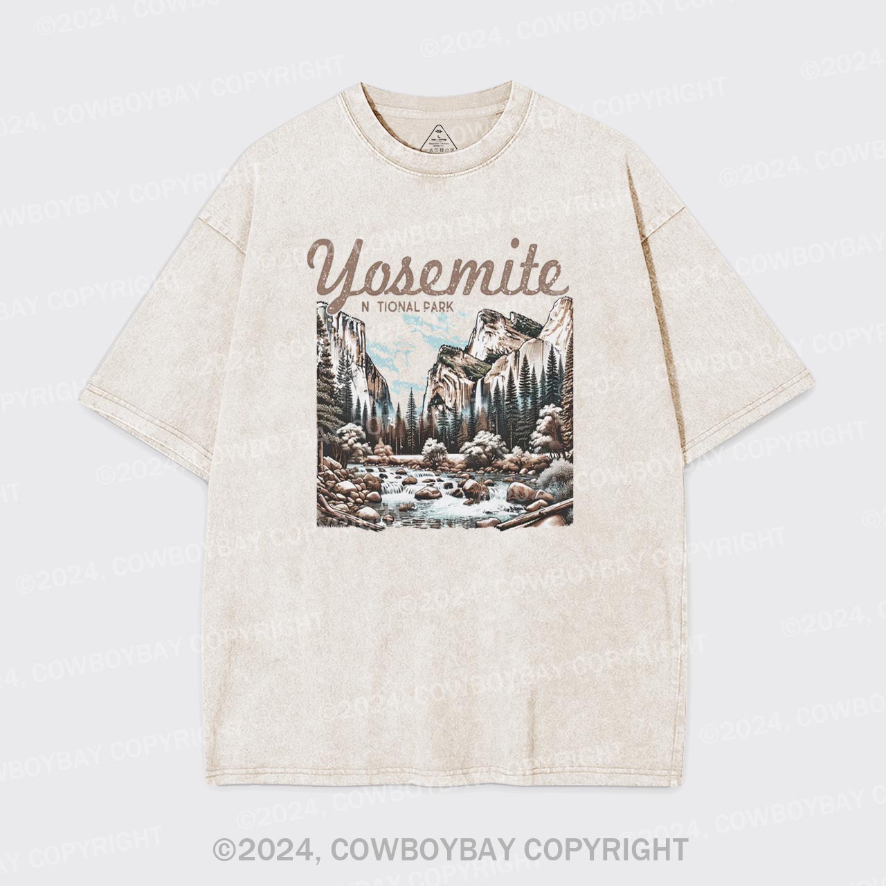 Vintage Yosemite National Park Garment-dye Tees