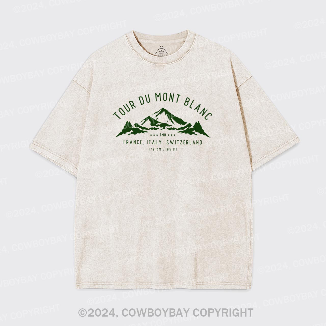 Tour Du Mont Blanc Garment-dye Tees