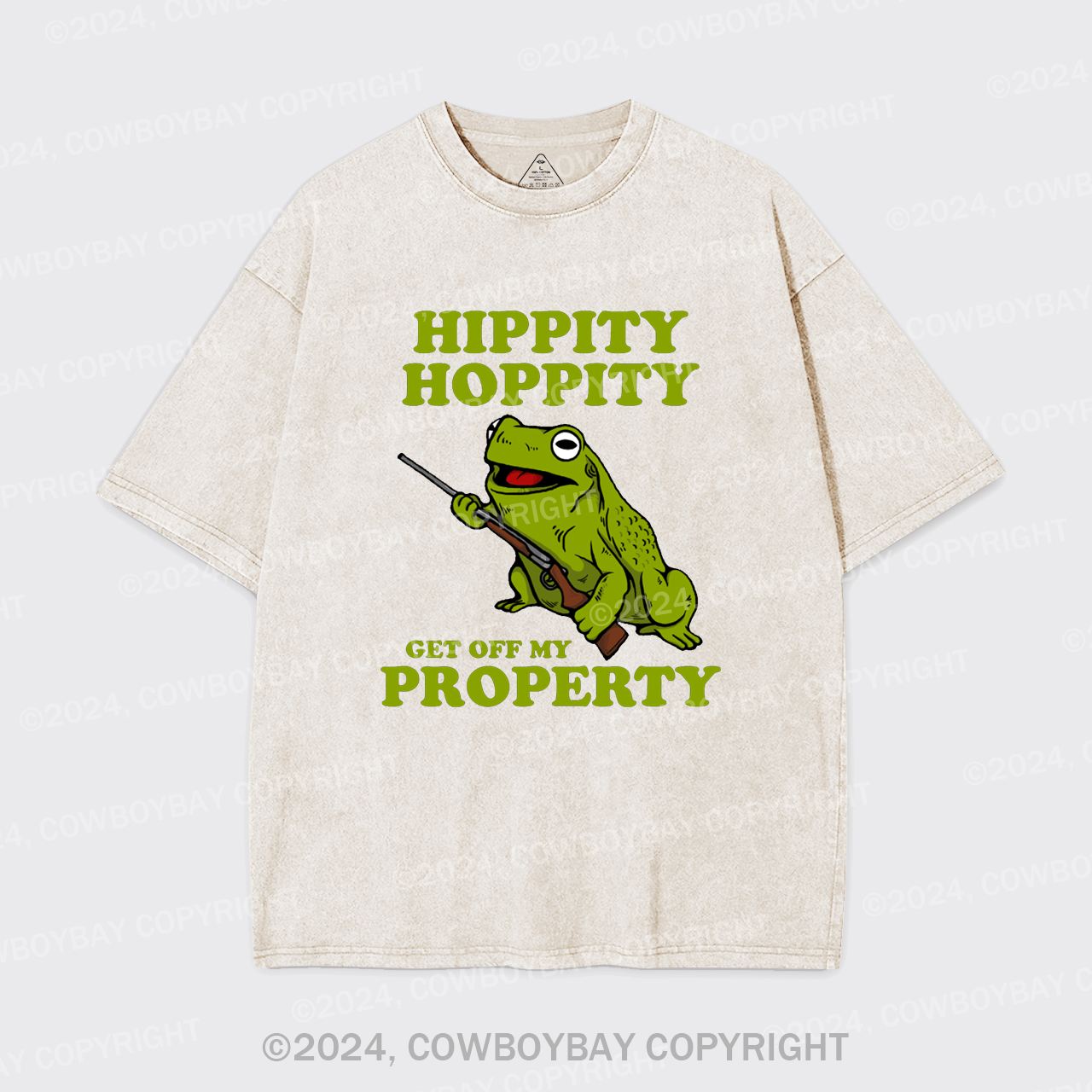 Hippity Hoppity Get Off My Property Garment-dye Tees