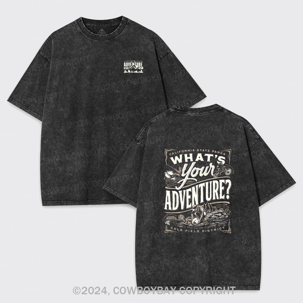 Let the Adventure Begin Garment-dye Tees