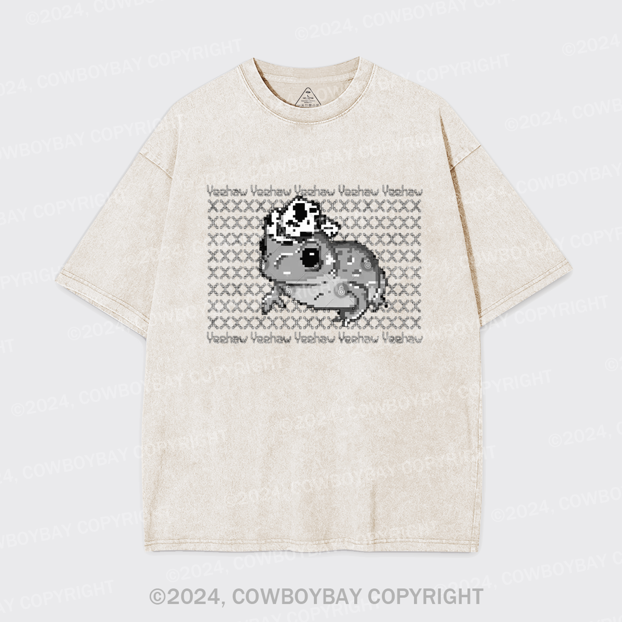 Yeehaw Frog Garment-dye Tees