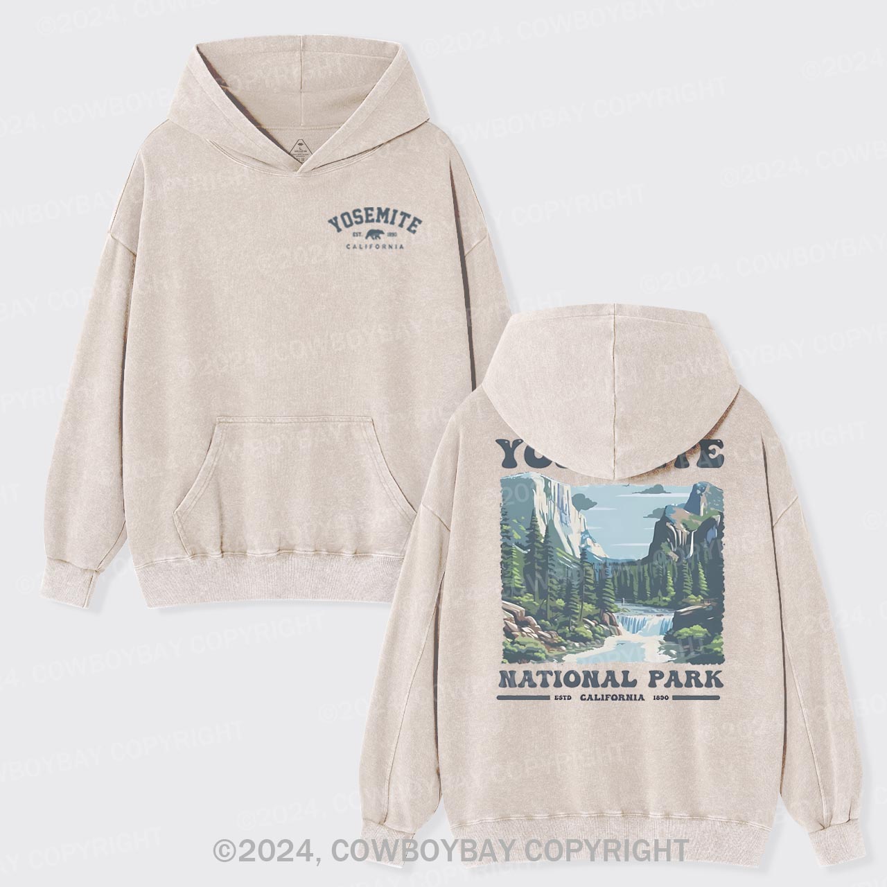 California National Park Garment-Dye Hoodies
