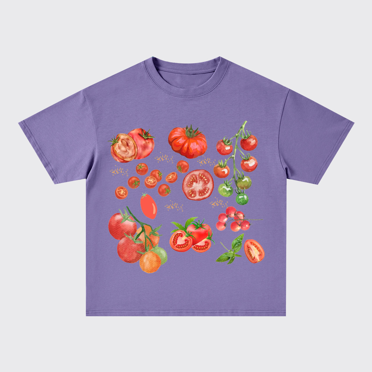 Vegetable Tomato Oversize T-Shirts