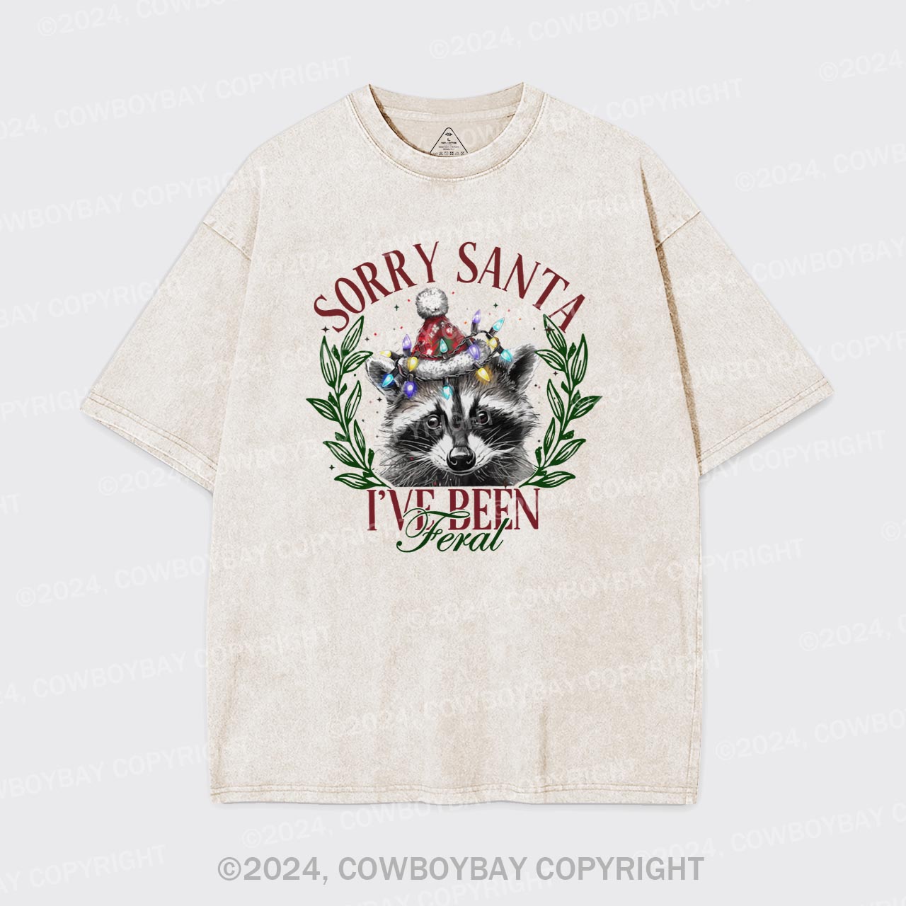 I'm Sorry, Santa, I'm So Wild Garment-dye Tees