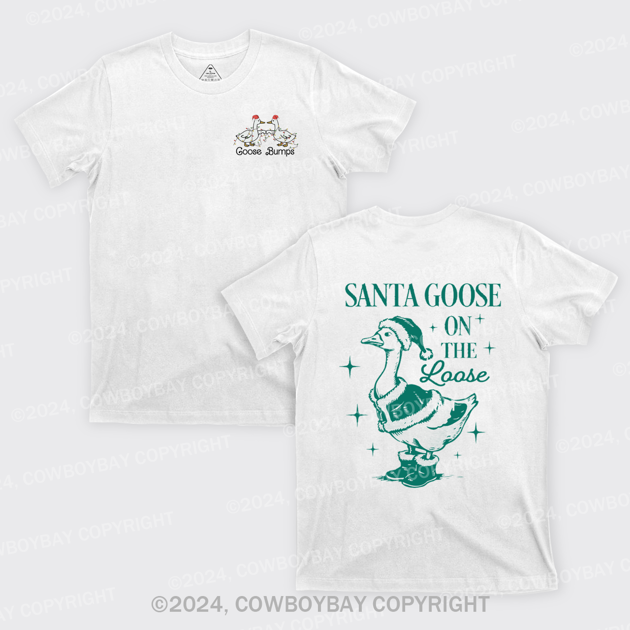 Santa Goose On The Loose T-Shirts