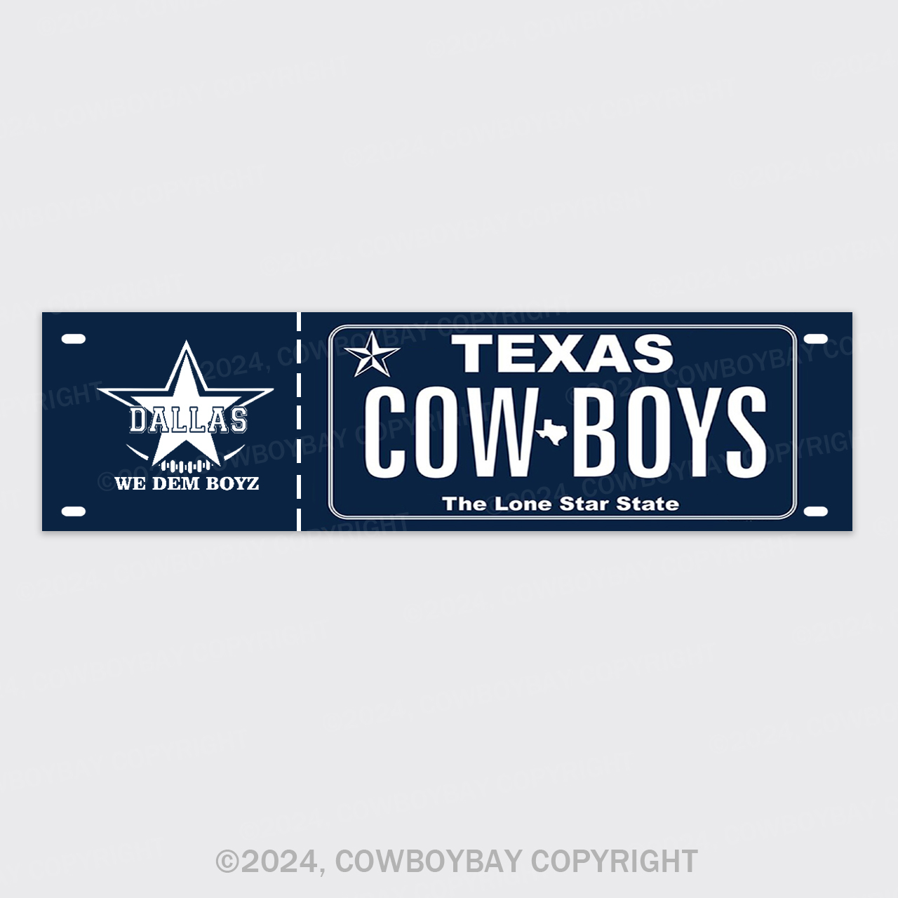Texas Cowboys Bumper Magnet