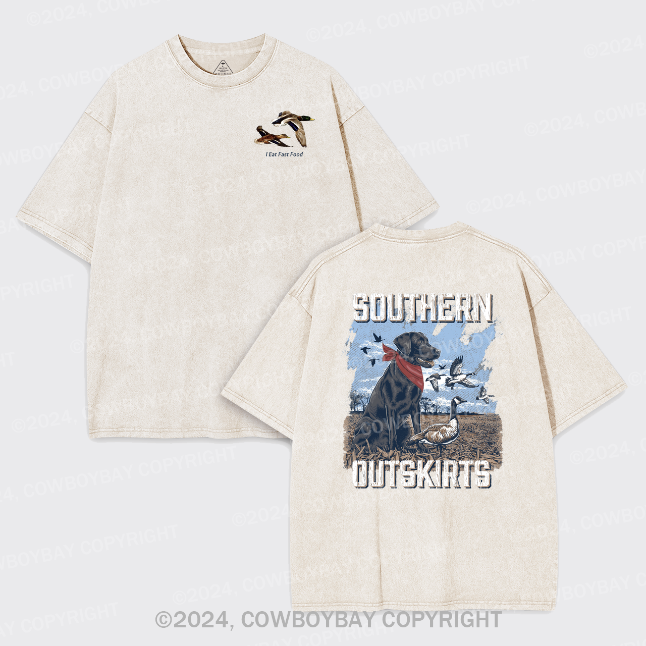 I Eat Fast Food Garment-dye Tees