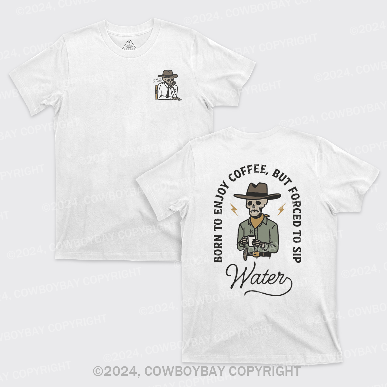 Vintage Sad Office Cowboy T-Shirts