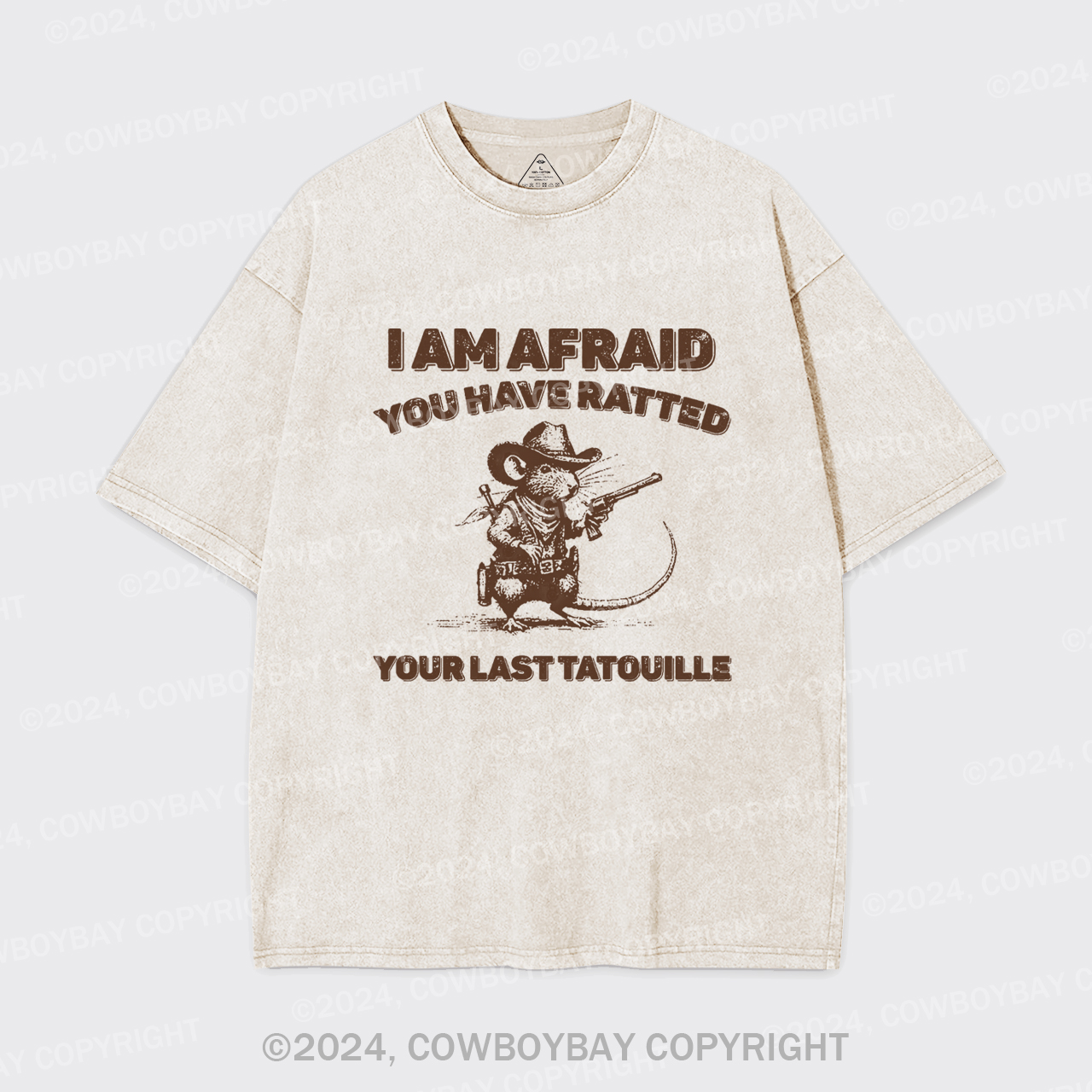 You've Ratted Your Last Tatouille Garment-dye Tees