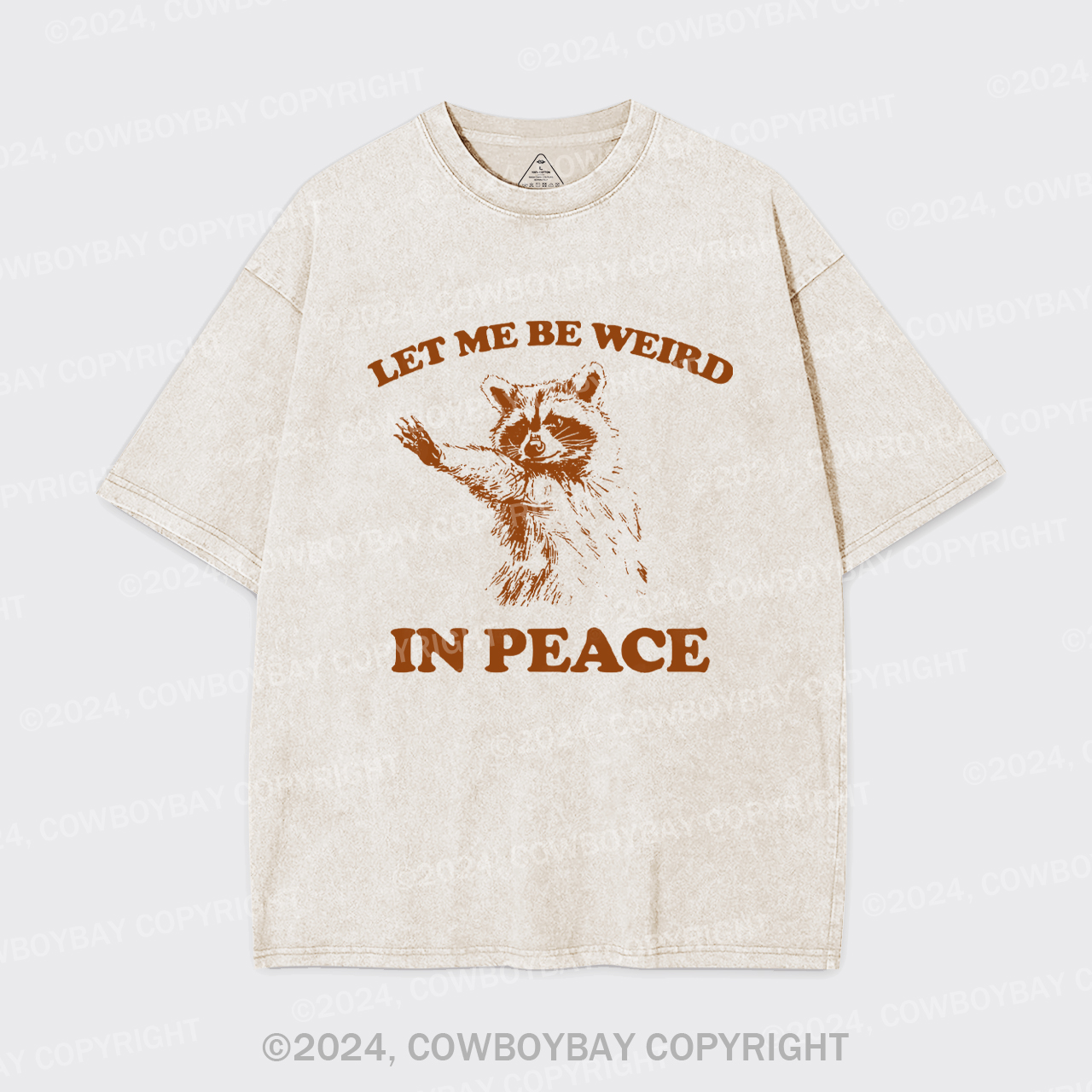 Let Me Be Weird In Peace Garment-dye Tees
