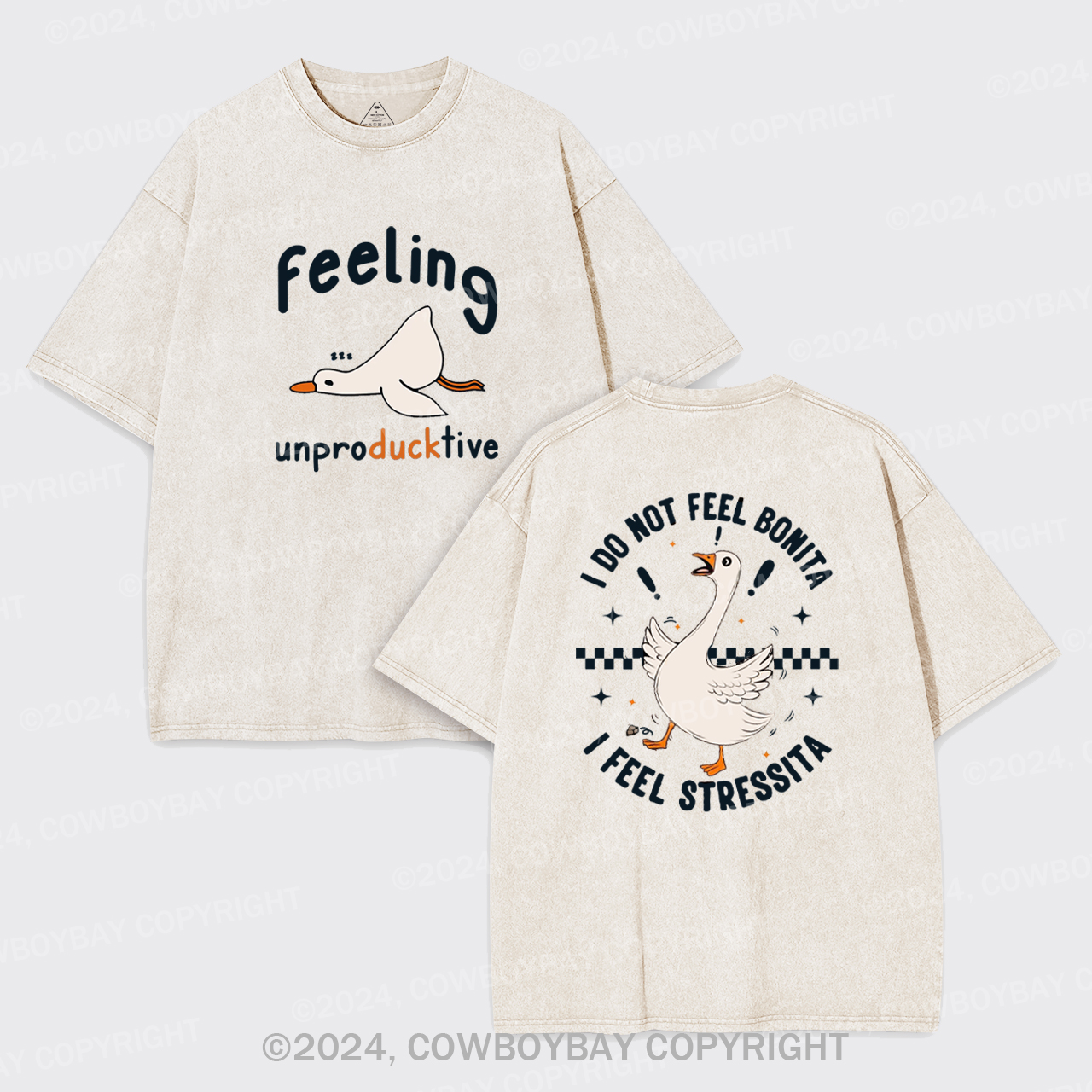 Feeling Unproducktive Garment-dye Tees