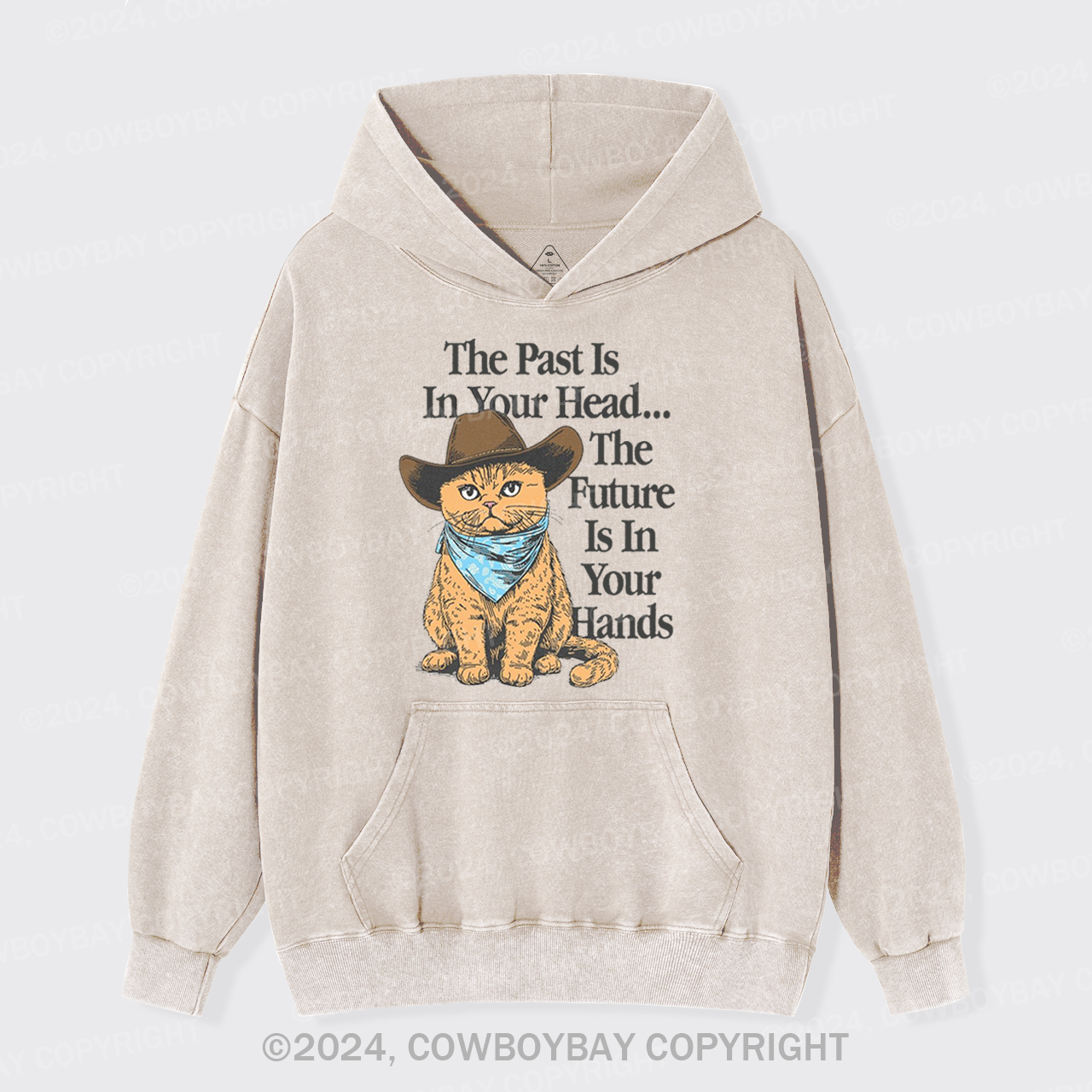 The Past Is In Your Head Garment-Dye Hoodies