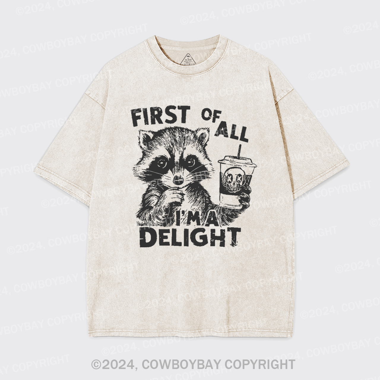 First Of All I'm A Delight Garment-dye Tees