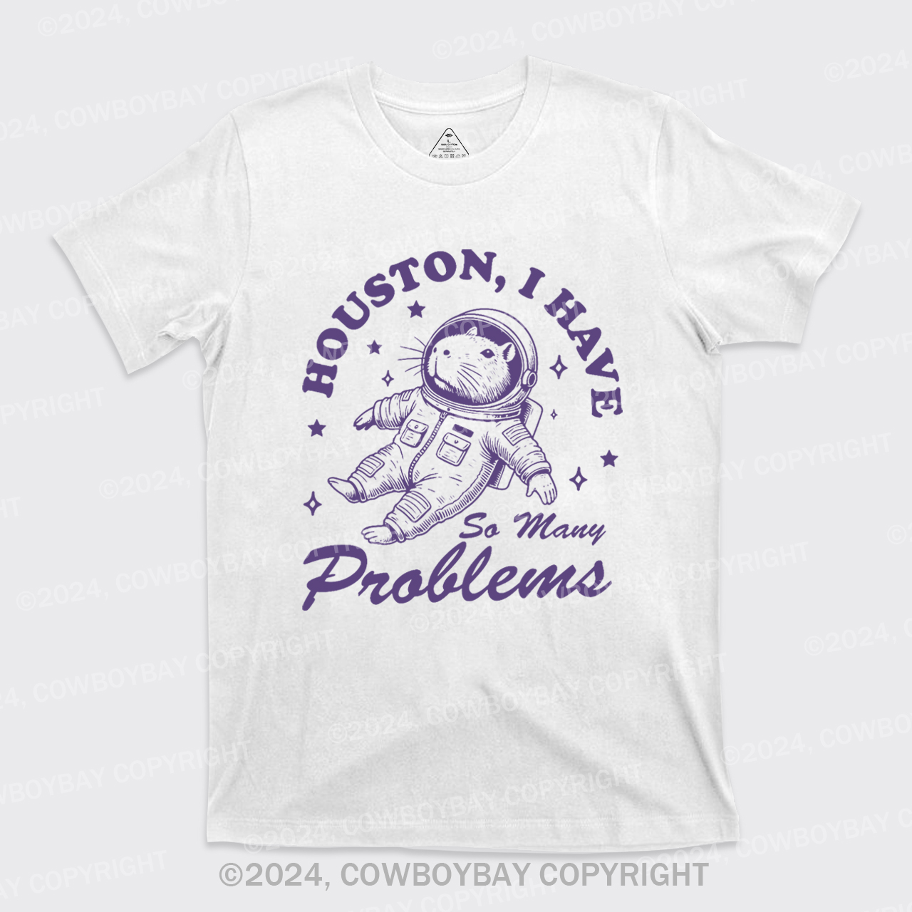 Funny Capybara in Outer Space T-Shirts