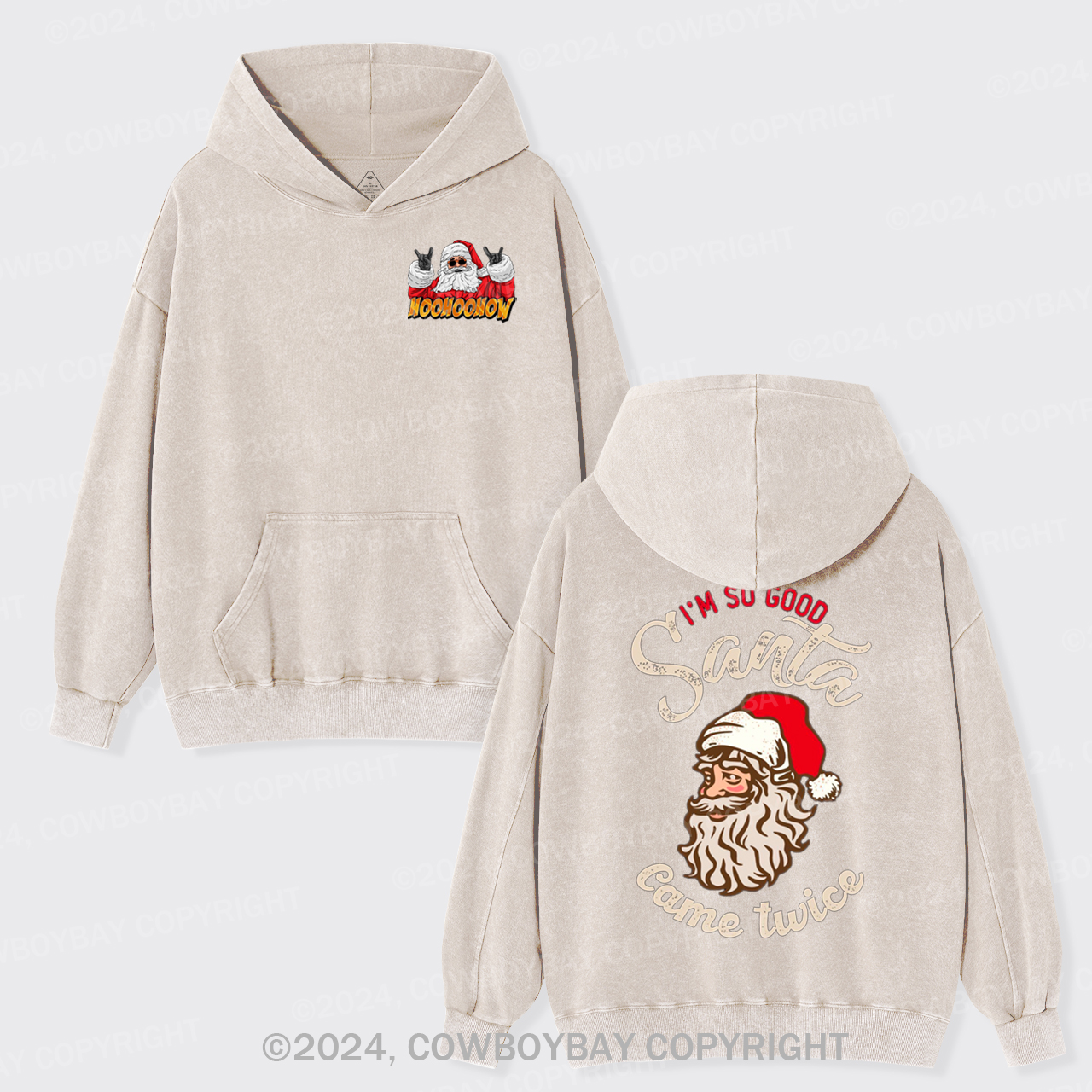 Hoo Hoo How Garment-Dye Hoodies