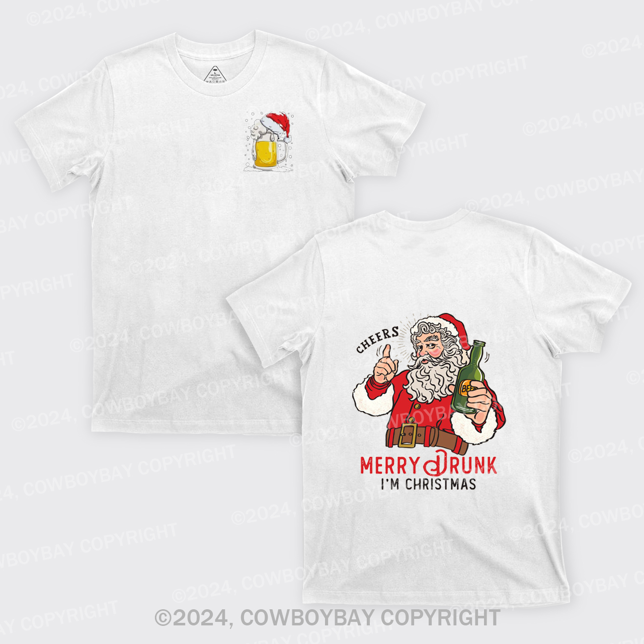 Merry Drunk,I'm Christmas-Santa T-Shirts