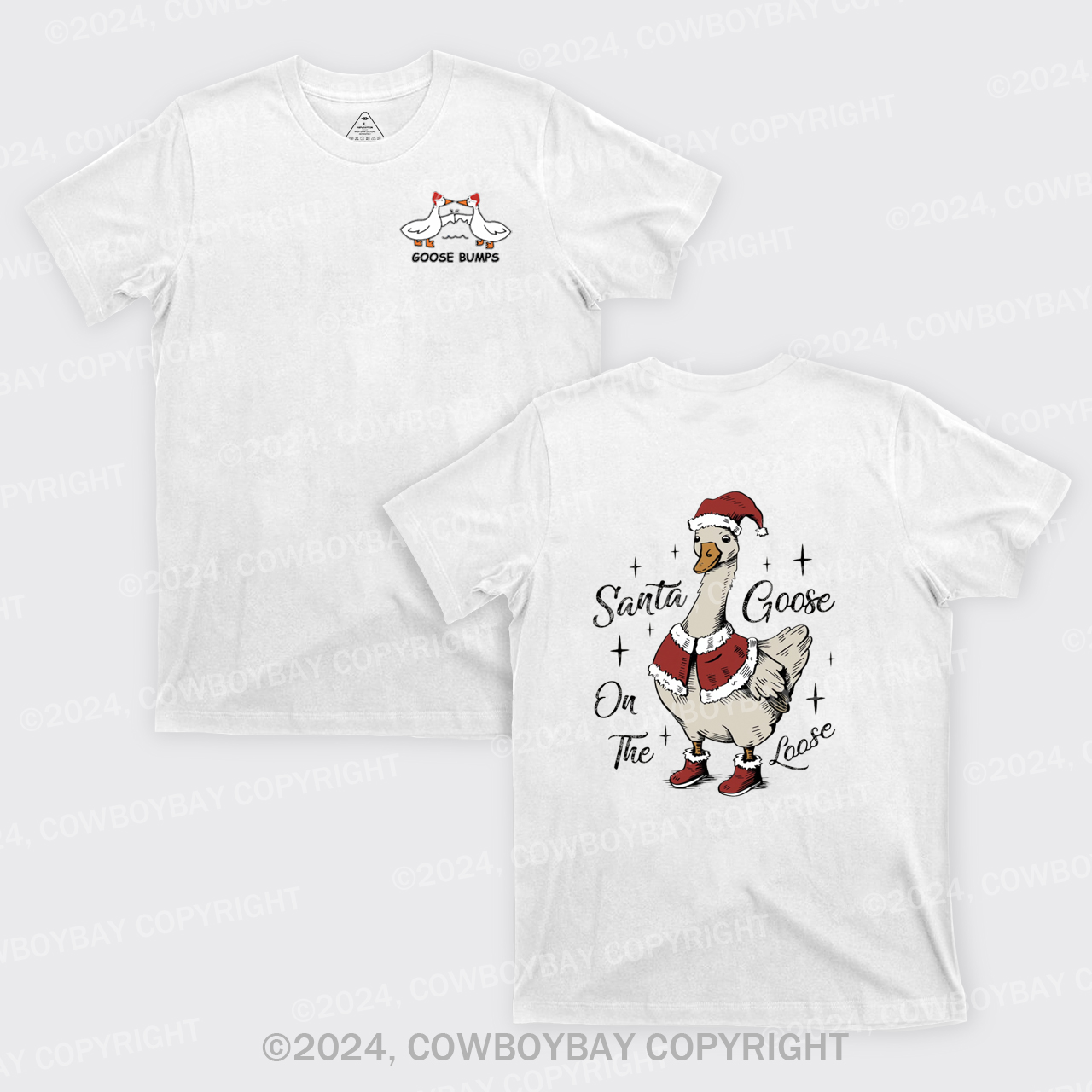 Santa Goose On The Loose T-Shirts