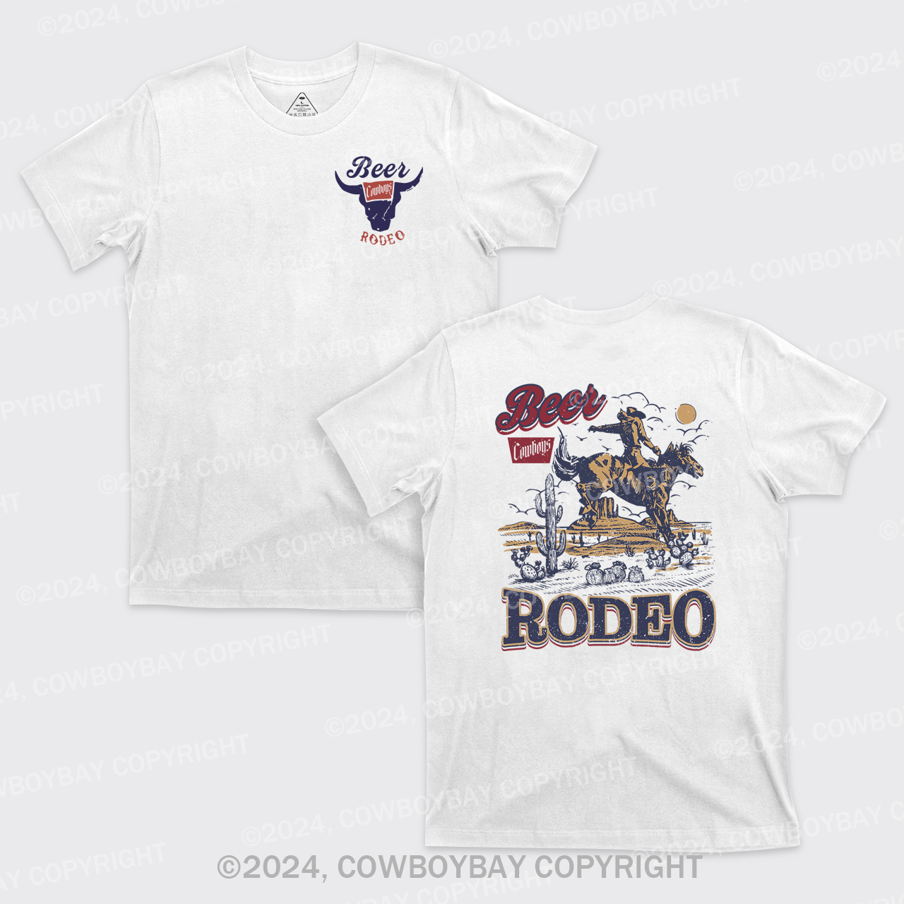 Beer Vintage Vibe Cowboy T-Shirts