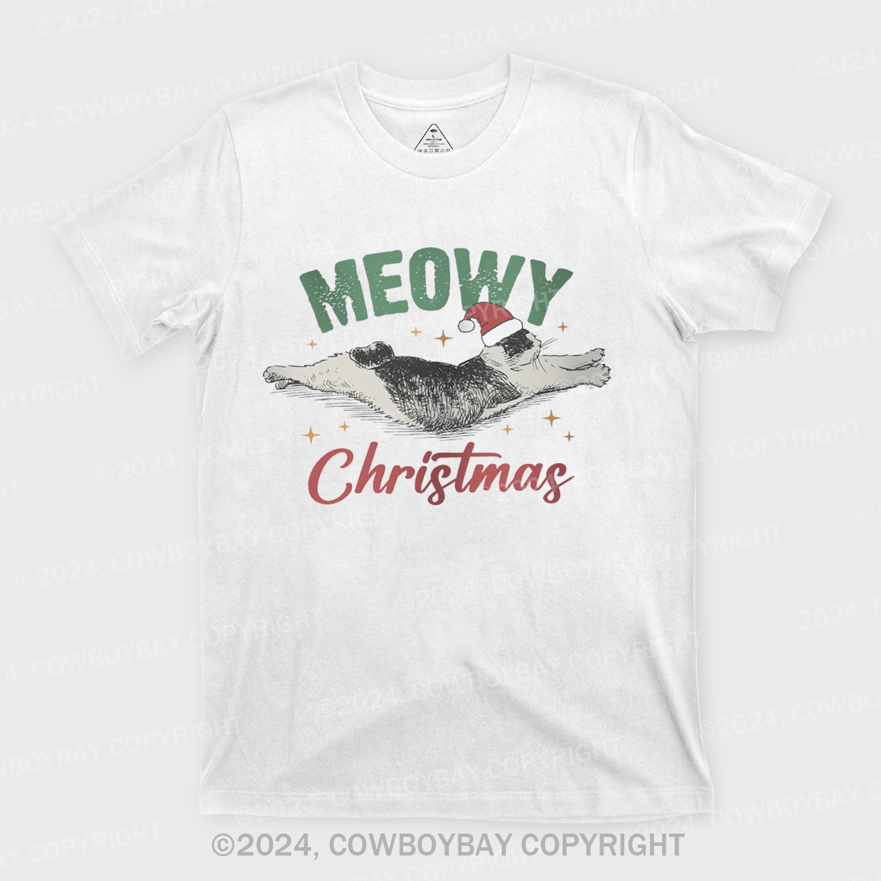 Funny Meowy Christmas T-Shirts