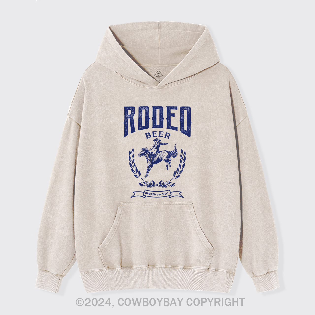 Rodeo Beer Garment-Dye Hoodies