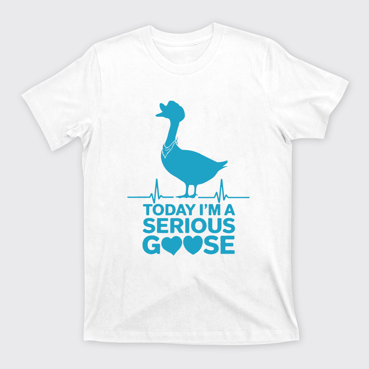 Funny Goose-Today I'm A Serious Goose T-Shirts