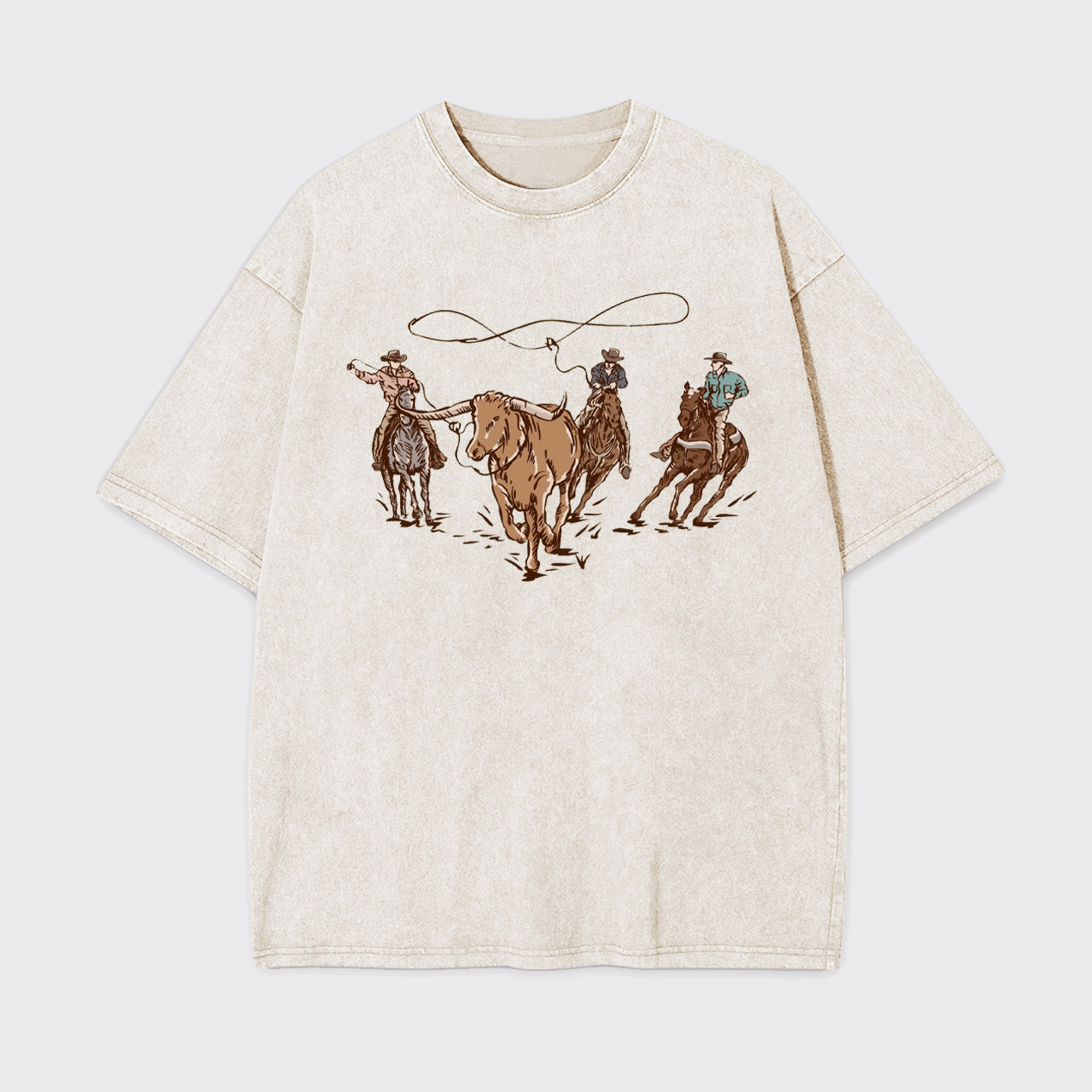 Western Retro Rodeo Garment-dye Tees