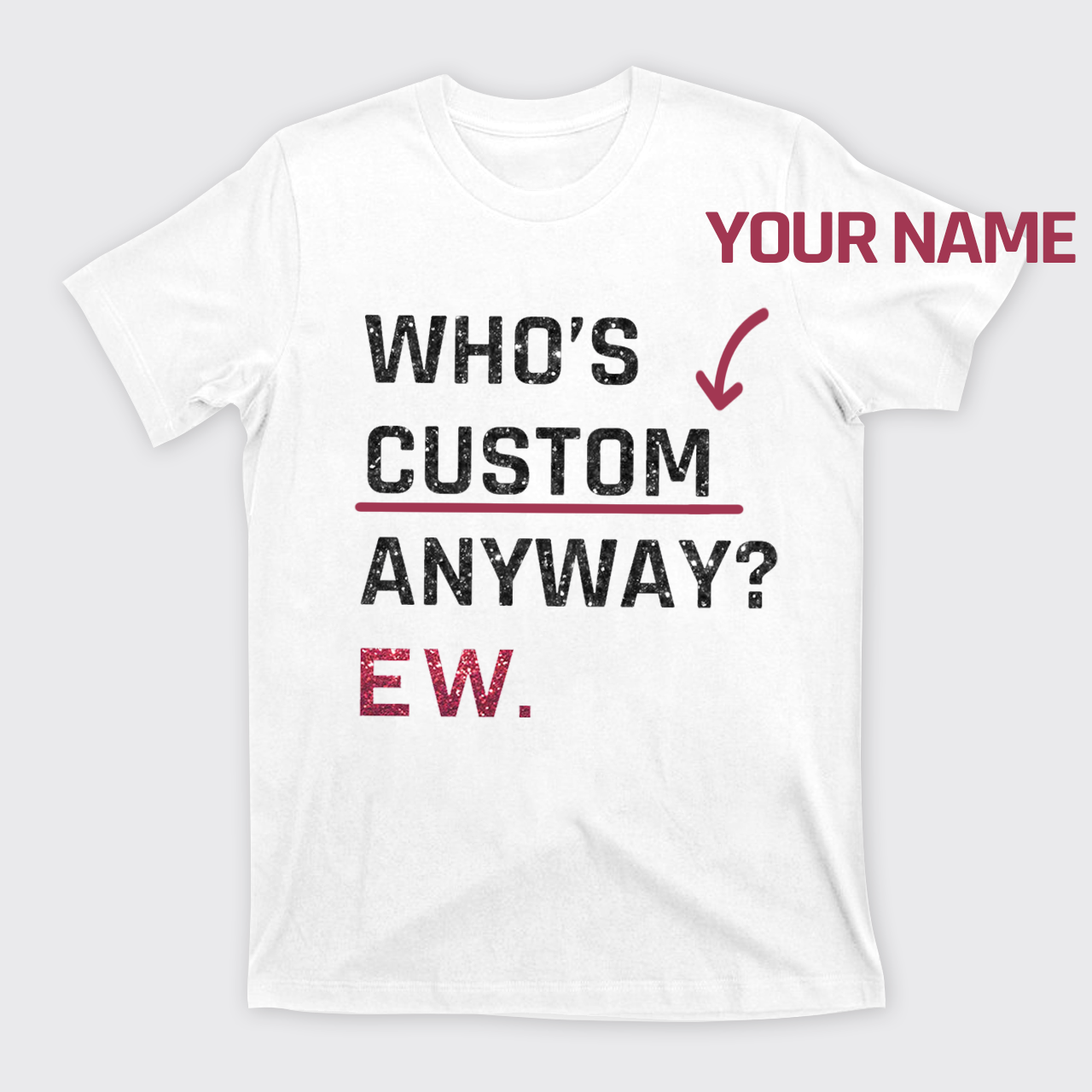 Personalized Who's Anyway Music T-Shirts