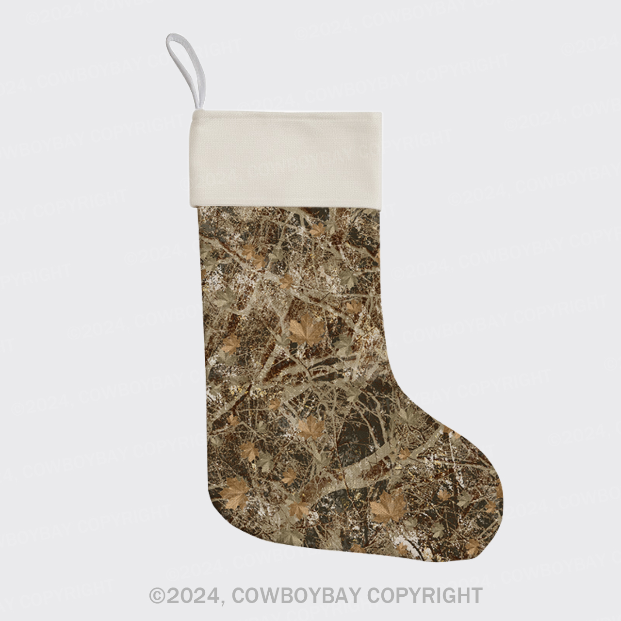 Personalized Name Outdoor Camouflage Christmas Stocking