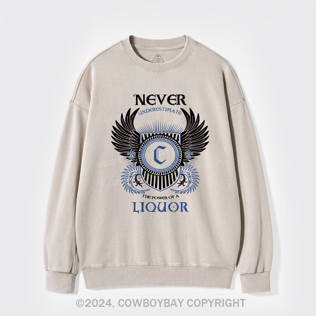 The Power Of C Washed Sweatshirts
