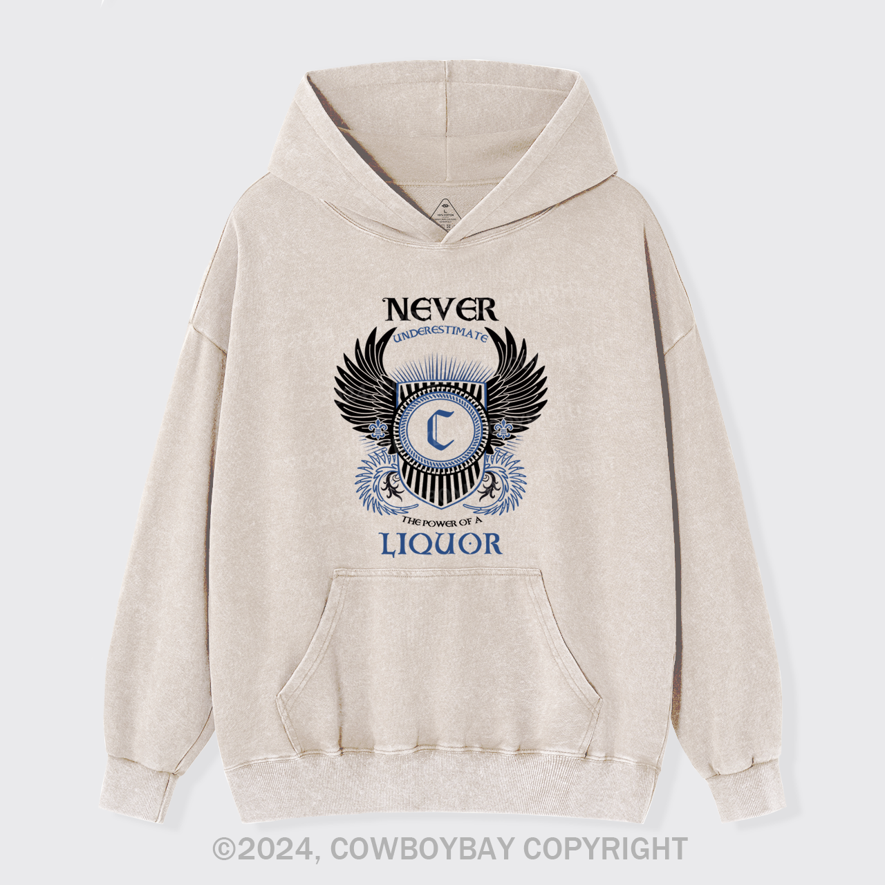 The Power Of C Garment-Dye Hoodies