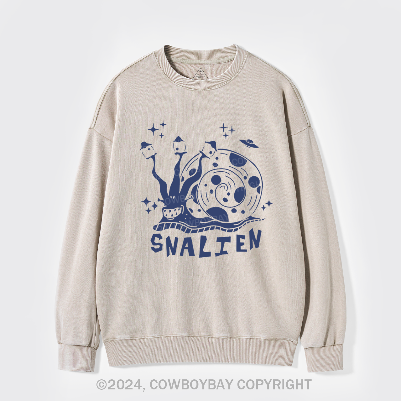 Alien Snail Washed Sweatshirts