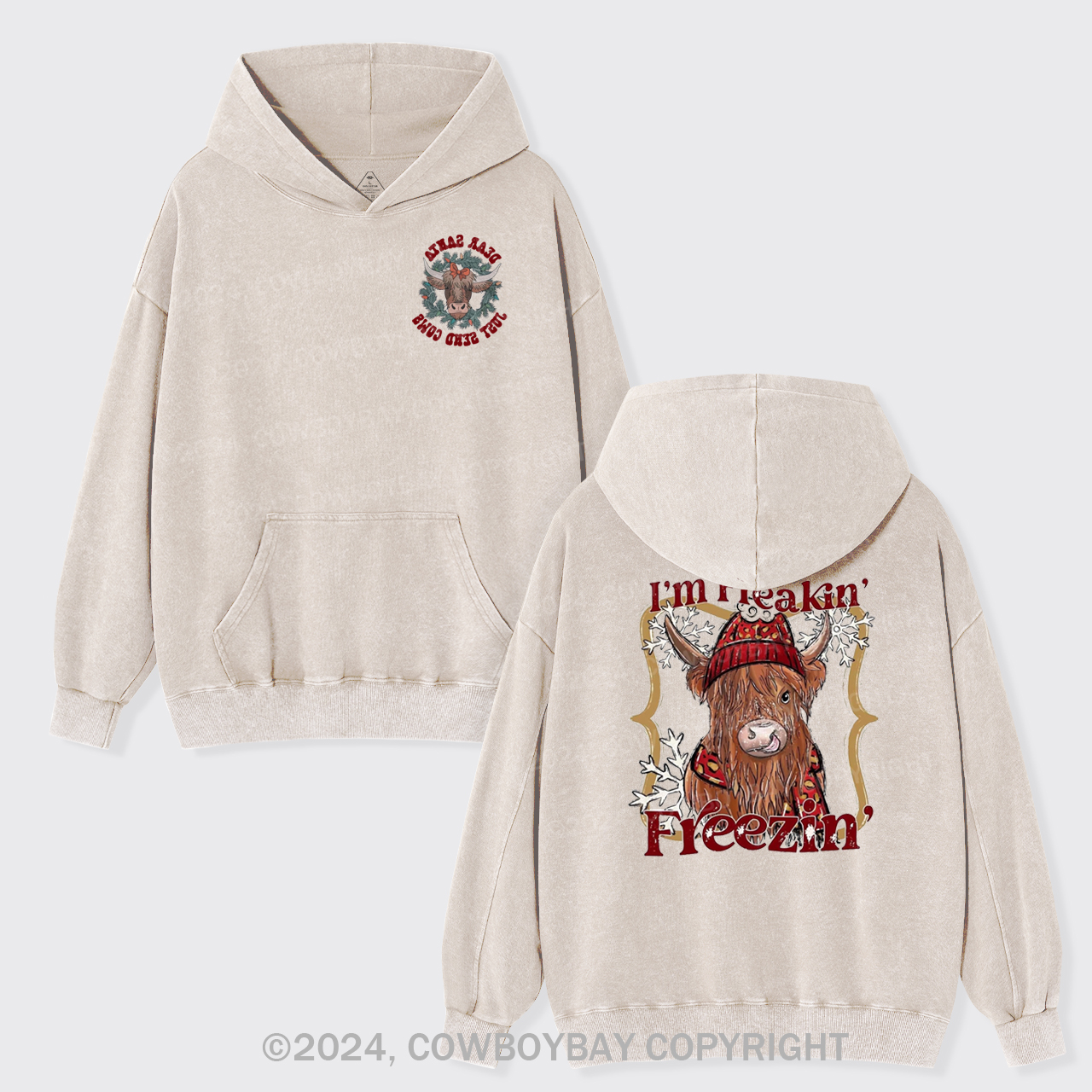 I'm Freakin' Freezin' Garment-Dye Hoodies