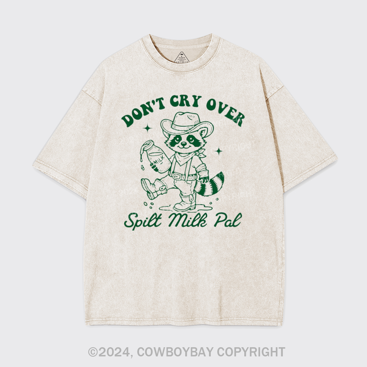 Don't Cry Over Spilt Milk Garment-dye Tees