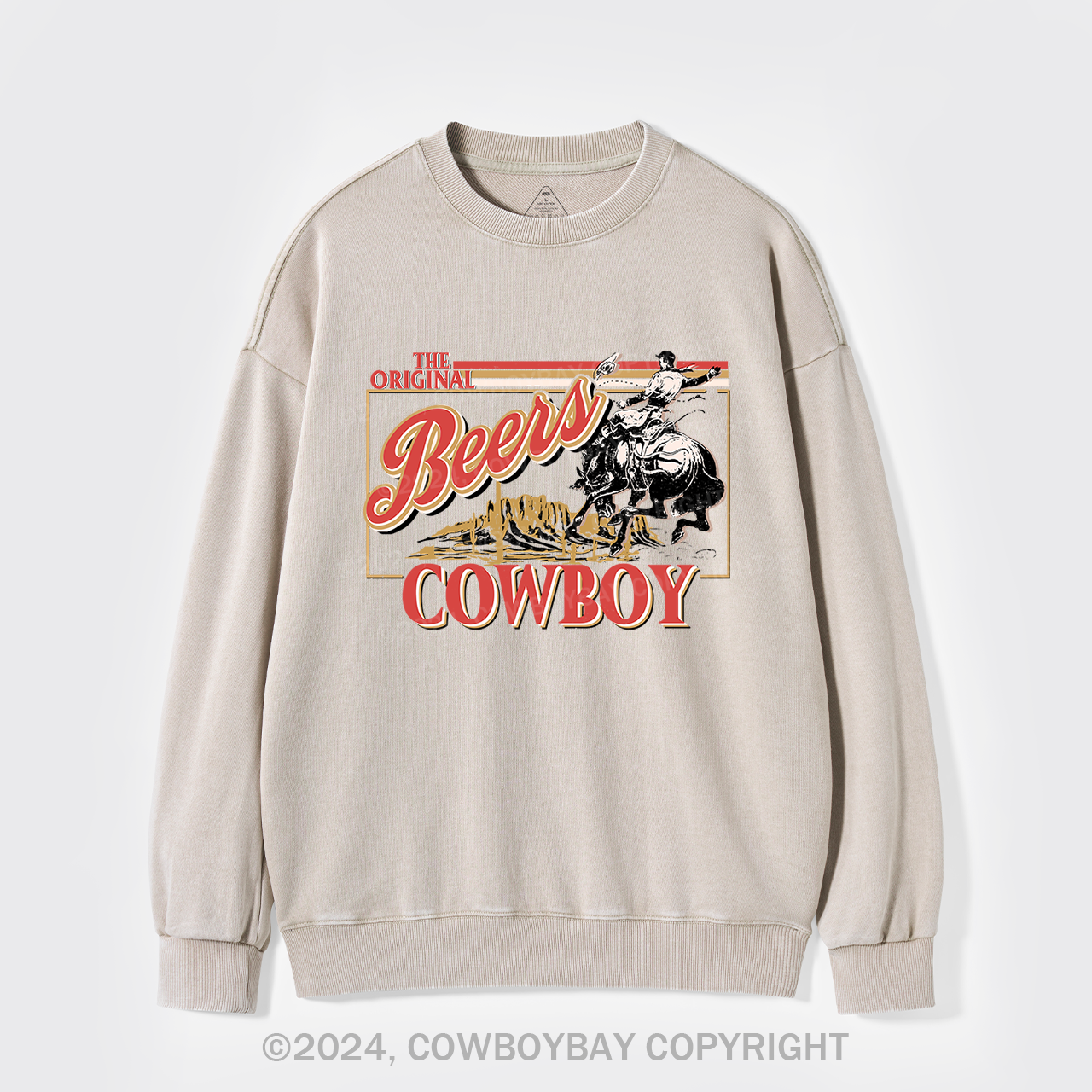 Coors,The Rodeo of Cowboy Washed Sweatshirts