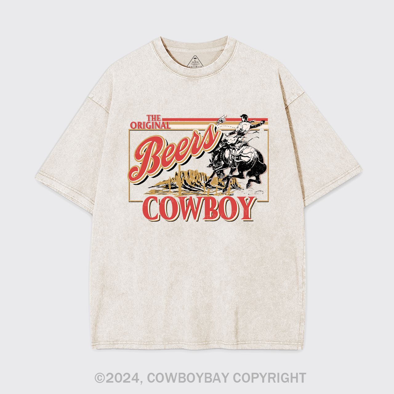 Beers,The Rodeo Of Cowboy Garment-dye Tees